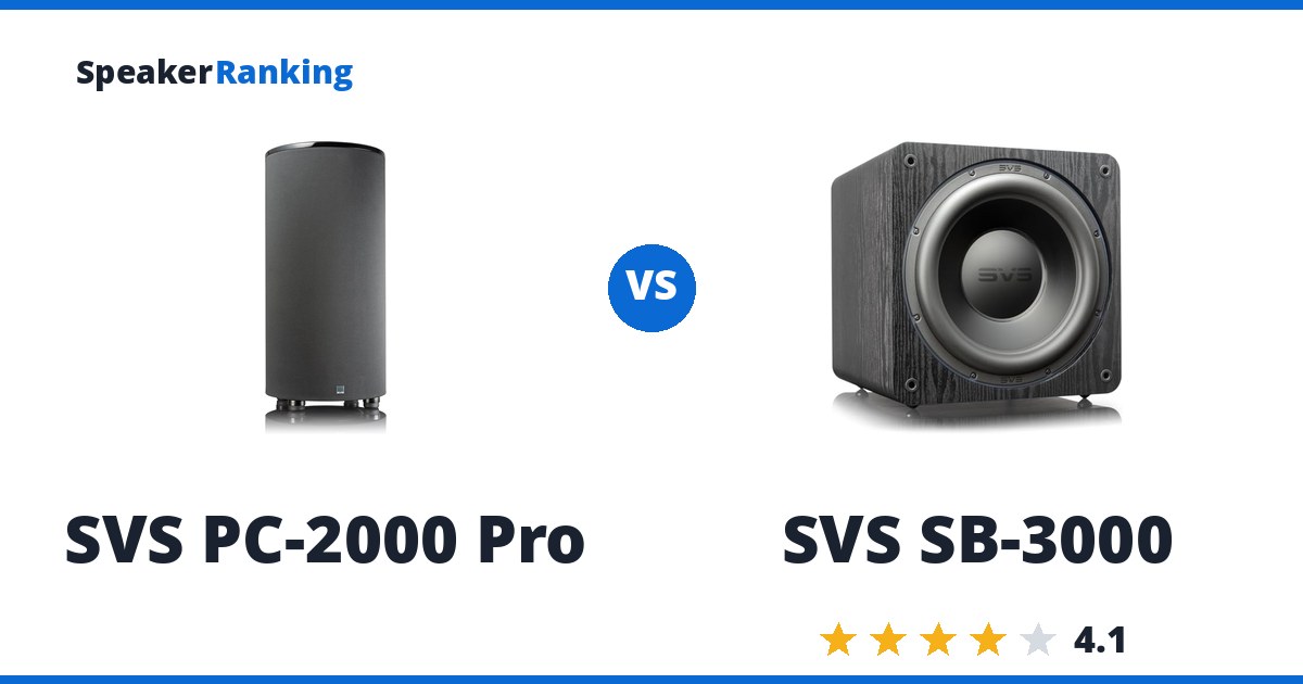 SVS PC-2000 Pro vs SVS SB-3000