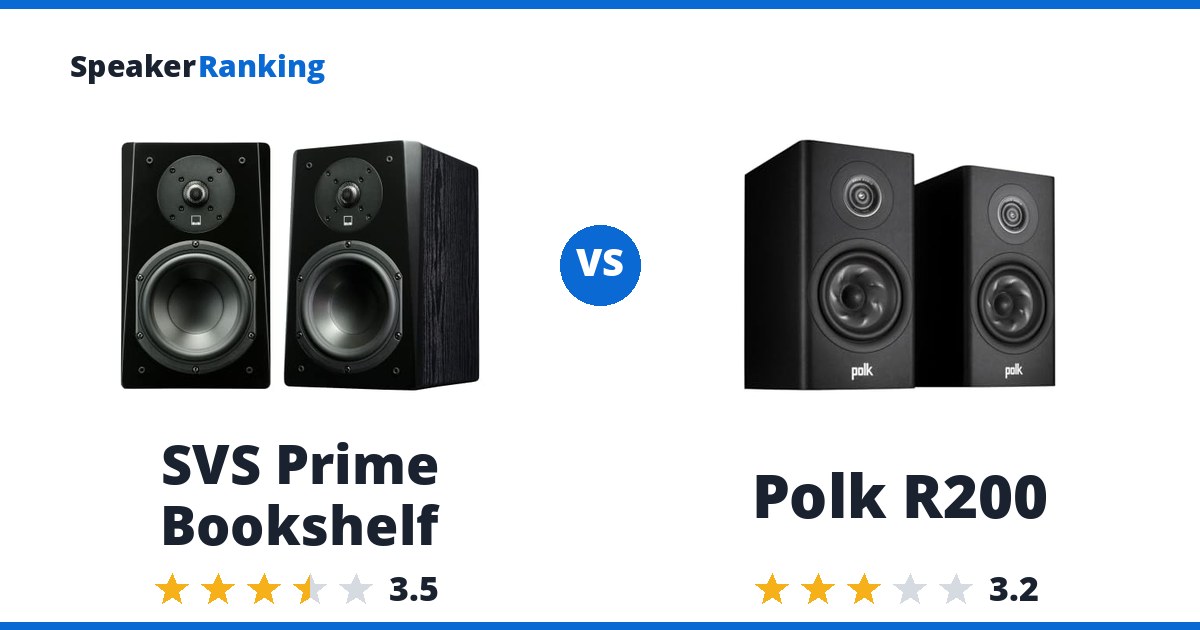 SVS Prime Bookshelf vs Polk R200