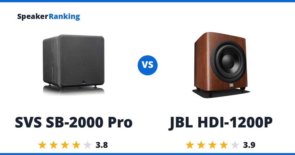 SVS SB-2000 Pro vs JBL HDI-1200P