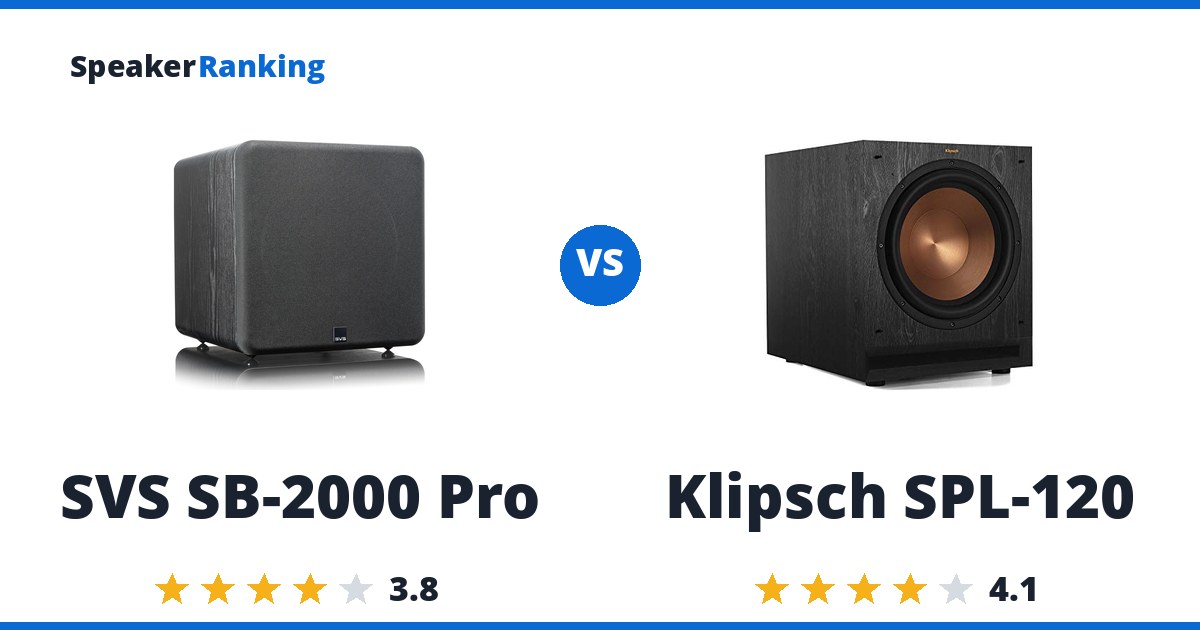 SVS SB-2000 Pro vs Klipsch SPL-120