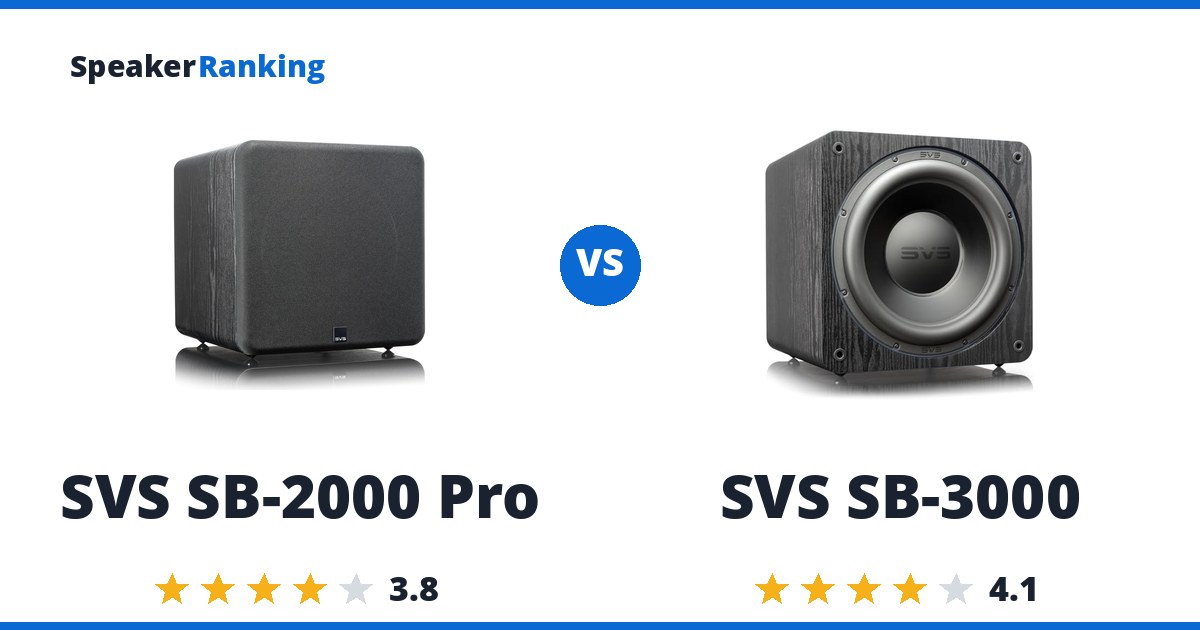 SVS SB-2000 Pro vs SVS SB-3000