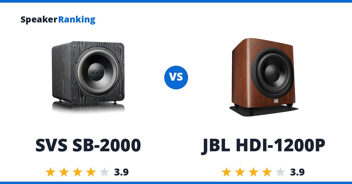 SVS SB-2000 vs JBL HDI-1200P