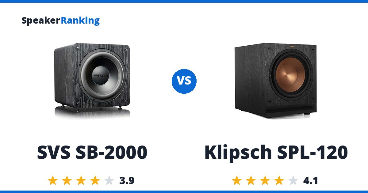 SVS SB-2000 vs Klipsch SPL-120