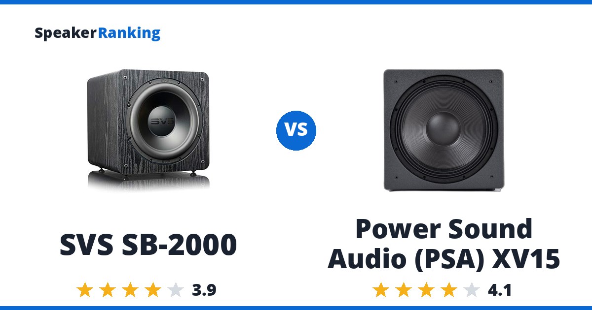 SVS SB-2000 vs Power Sound Audio (PSA) XV15