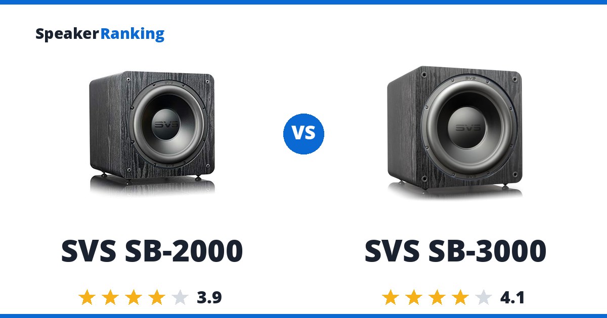SVS SB-2000 vs SVS SB-3000
