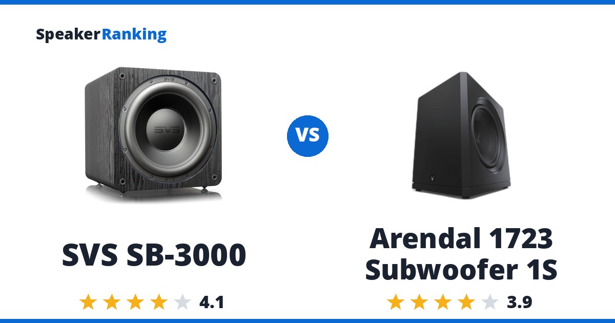 SVS SB-3000 vs Arendal 1723 Subwoofer 1S