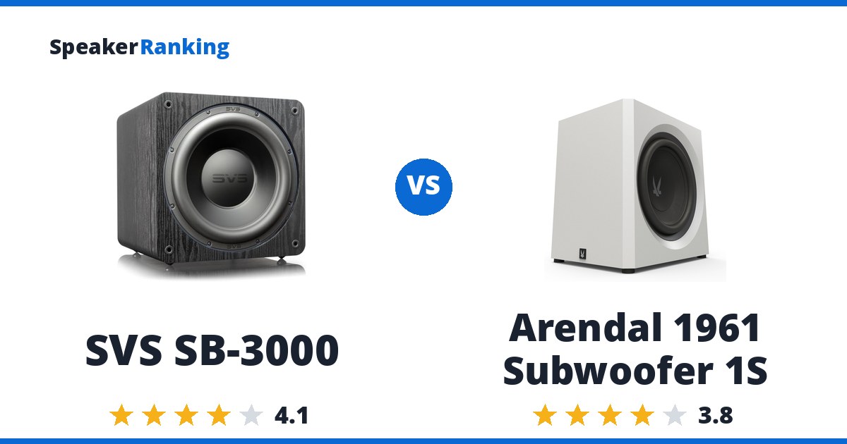 SVS SB-3000 vs Arendal 1961 Subwoofer 1S