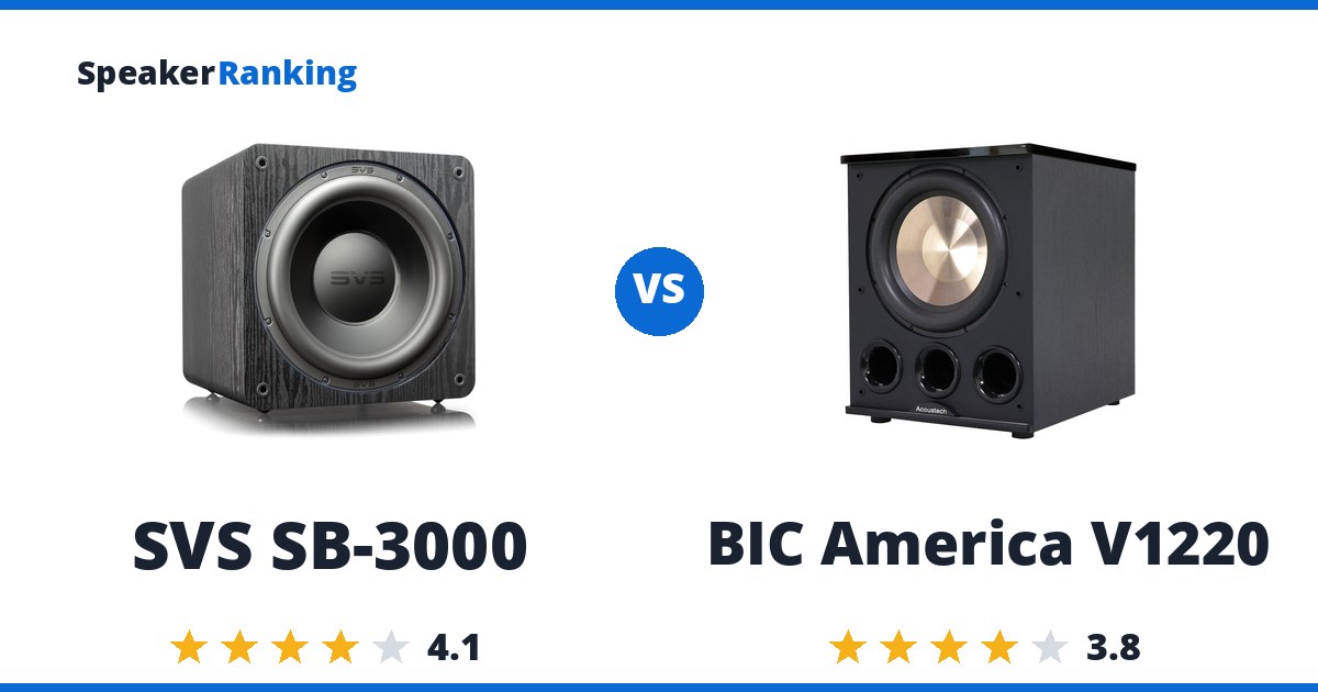 SVS SB-3000 vs BIC America V1220