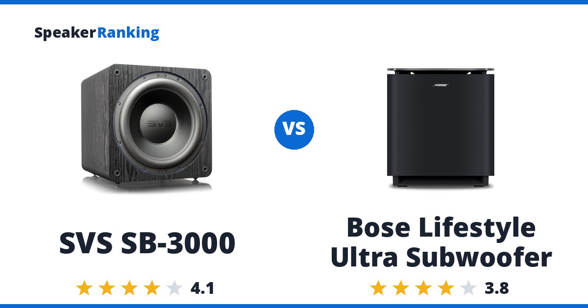 SVS SB-3000 vs Bose Lifestyle Ultra Subwoofer