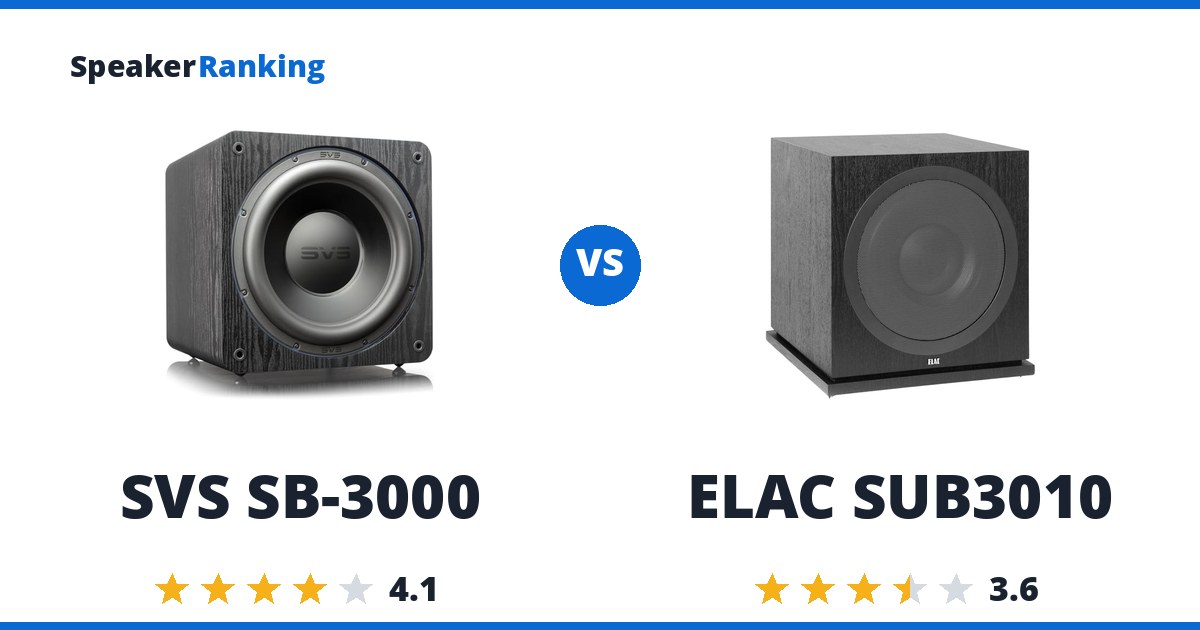 SVS SB-3000 vs ELAC SUB3010