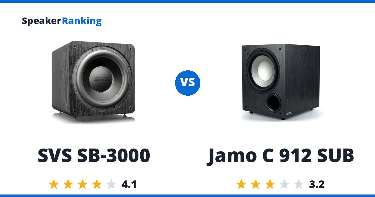 SVS SB-3000 vs Jamo C 912 SUB