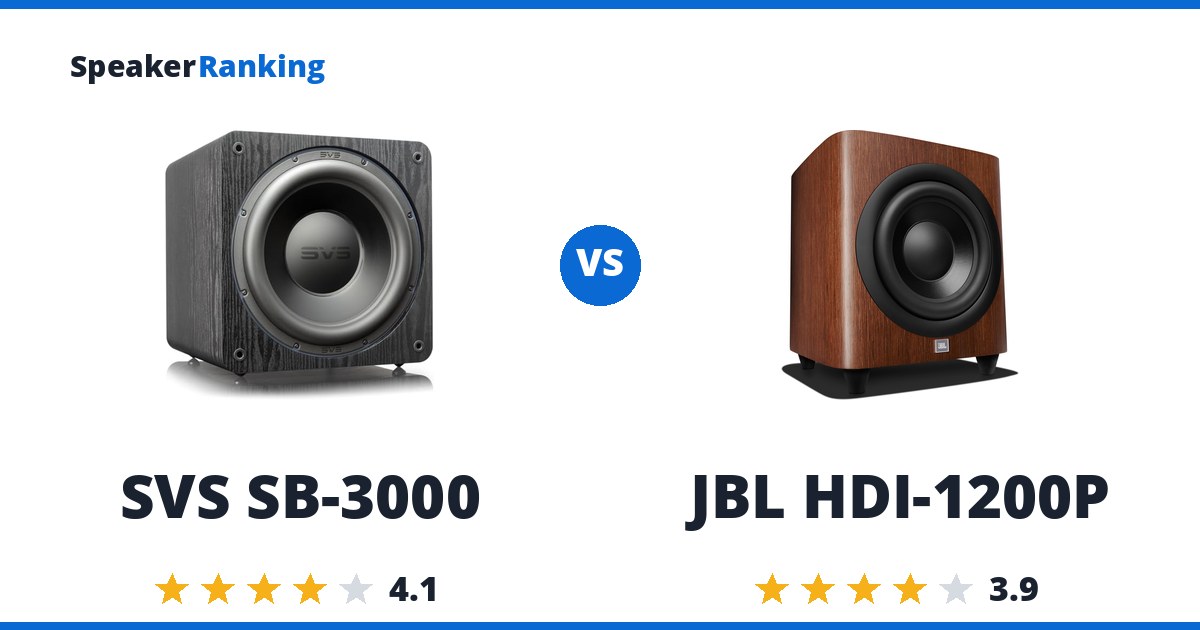 SVS SB-3000 vs JBL HDI-1200P