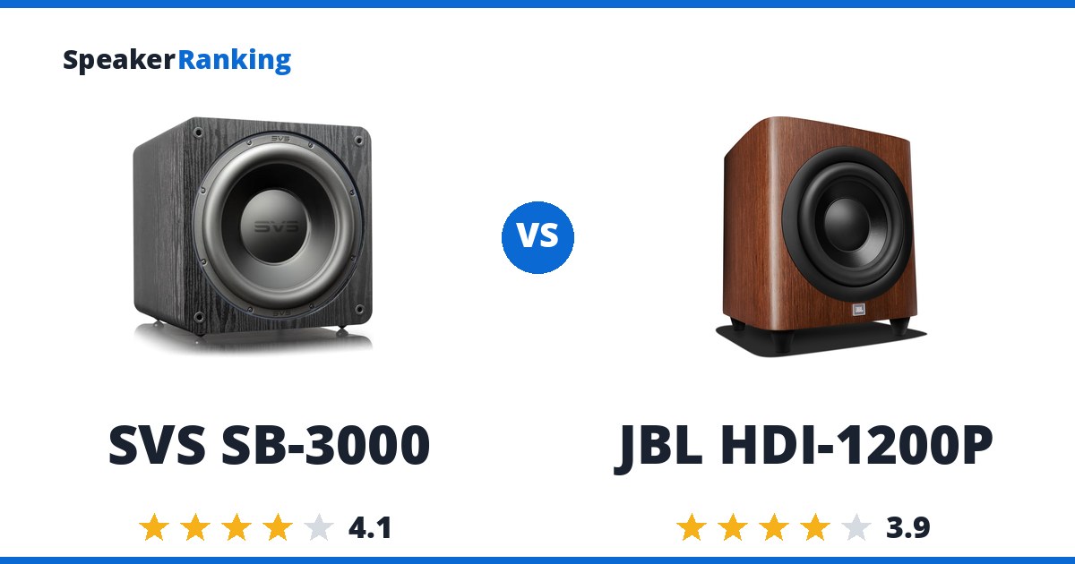 SVS SB-3000 vs JBL HDI-1200P