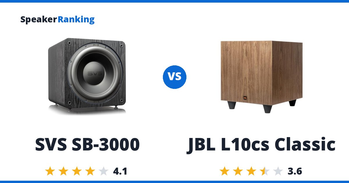 SVS SB-3000 vs JBL L10cs Classic