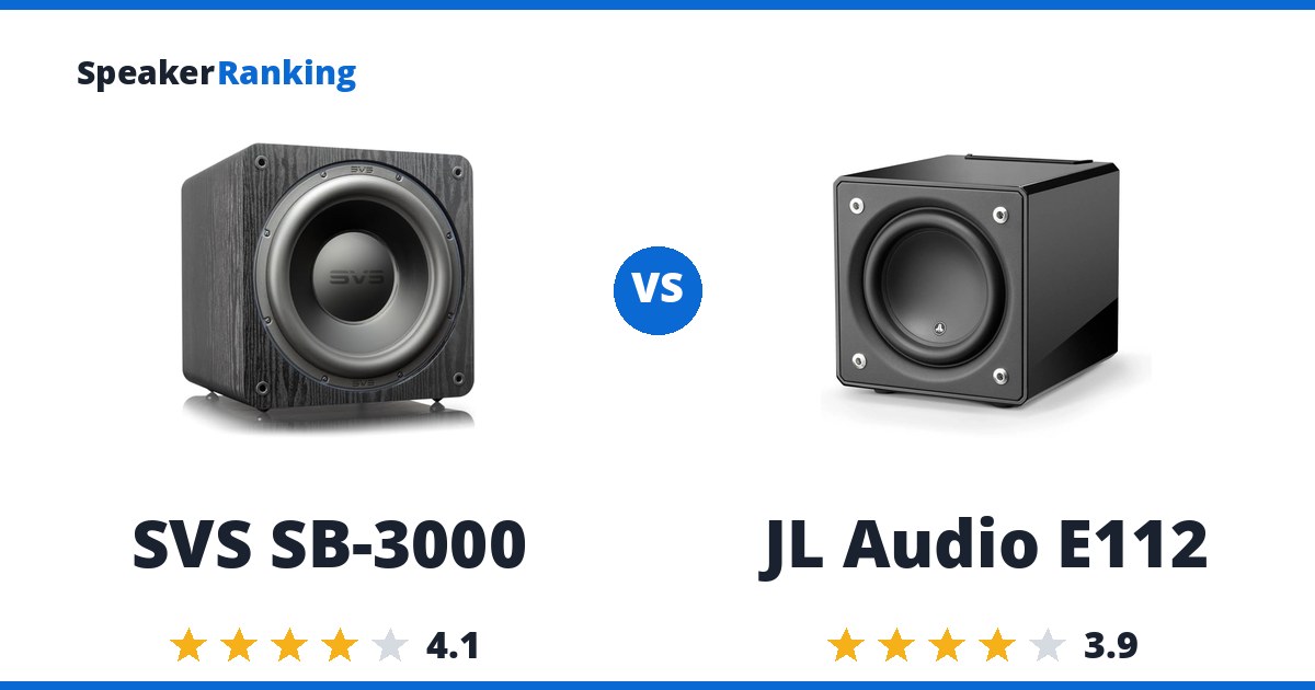 SVS SB-3000 vs JL Audio E112