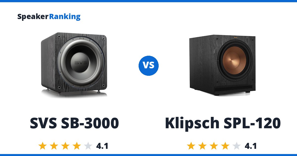 SVS SB-3000 vs Klipsch SPL-120