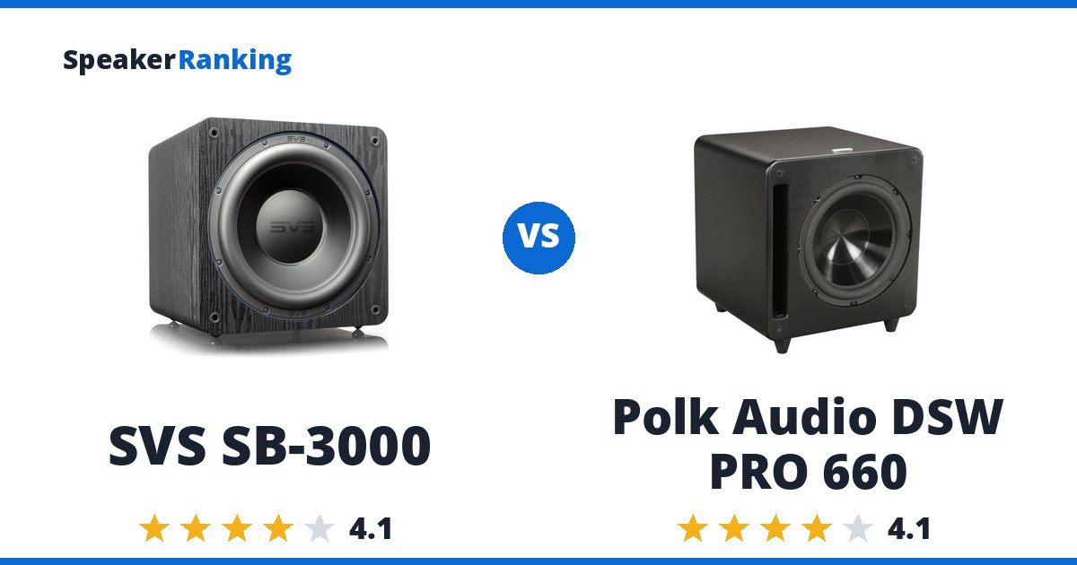 SVS SB-3000 vs Polk Audio DSW PRO 660