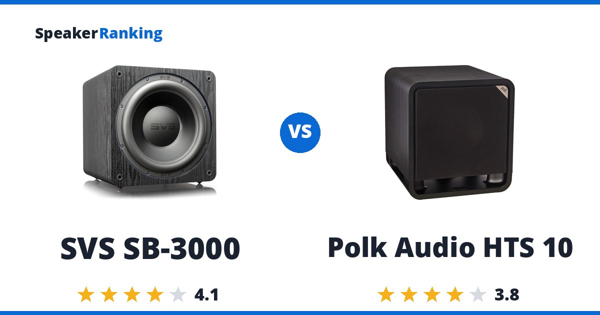 SVS SB-3000 vs Polk Audio HTS 10
