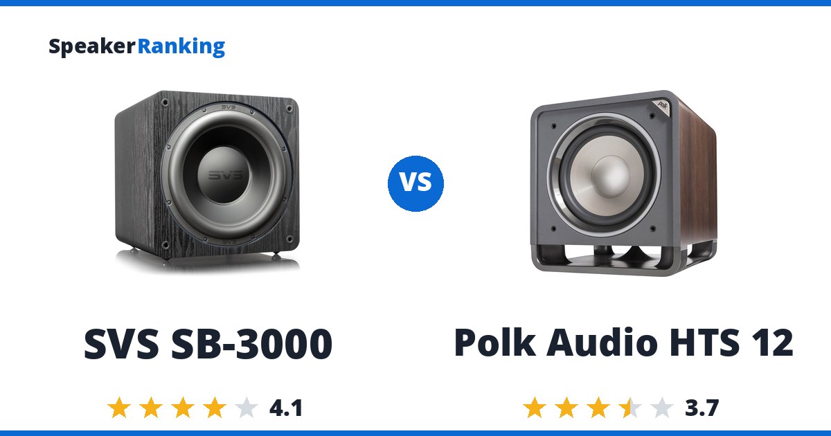 SVS SB-3000 vs Polk Audio HTS 12