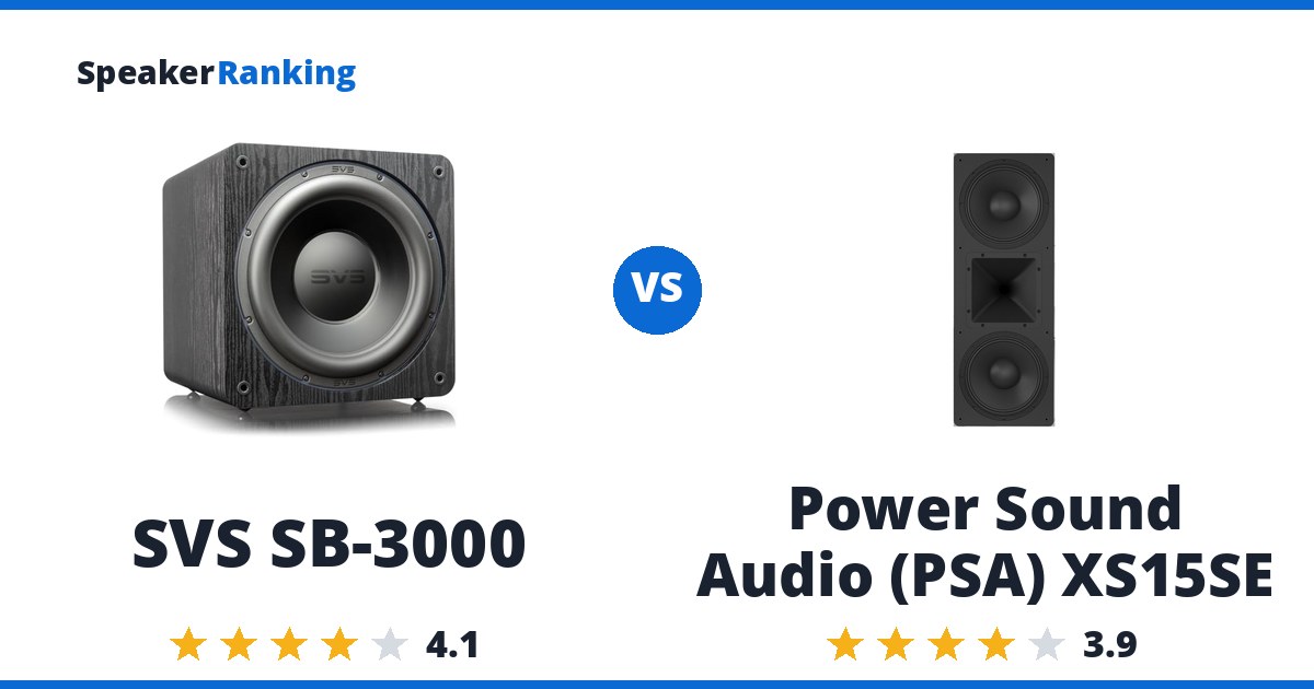 SVS SB-3000 vs Power Sound Audio (PSA) XS15SE