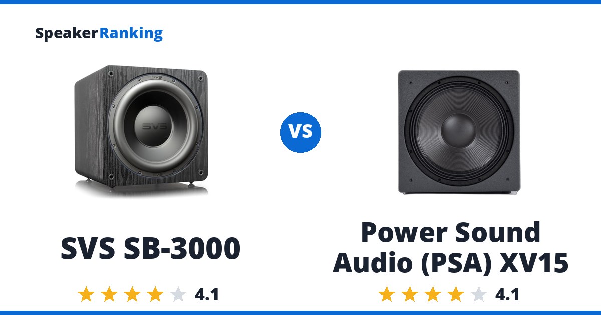 SVS SB-3000 vs Power Sound Audio (PSA) XV15