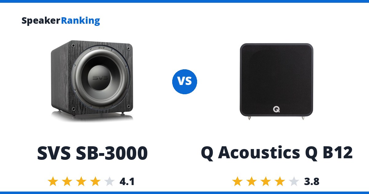 SVS SB-3000 vs Q Acoustics Q B12