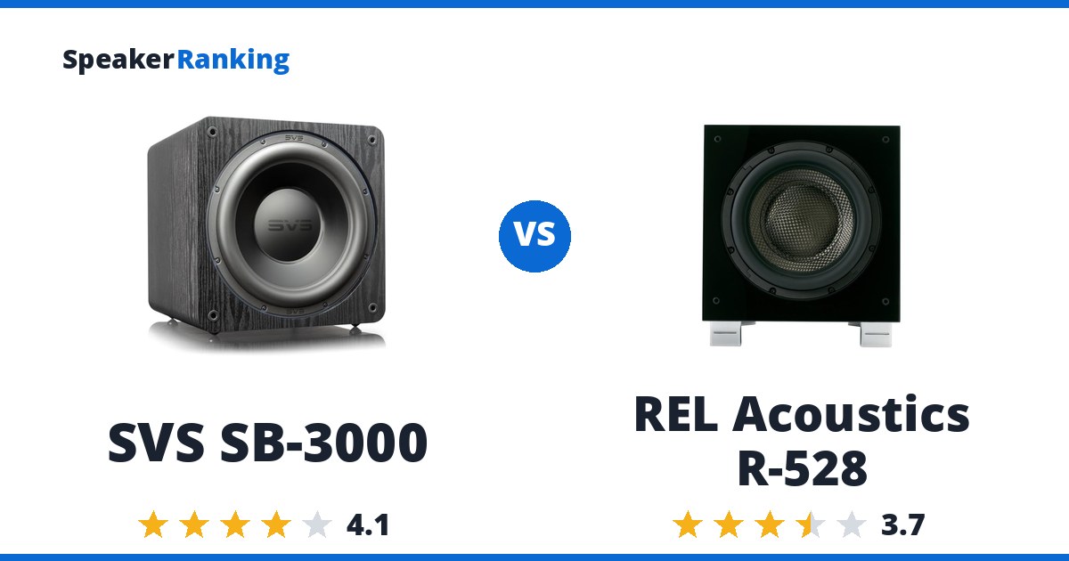 SVS SB-3000 vs REL Acoustics R-528
