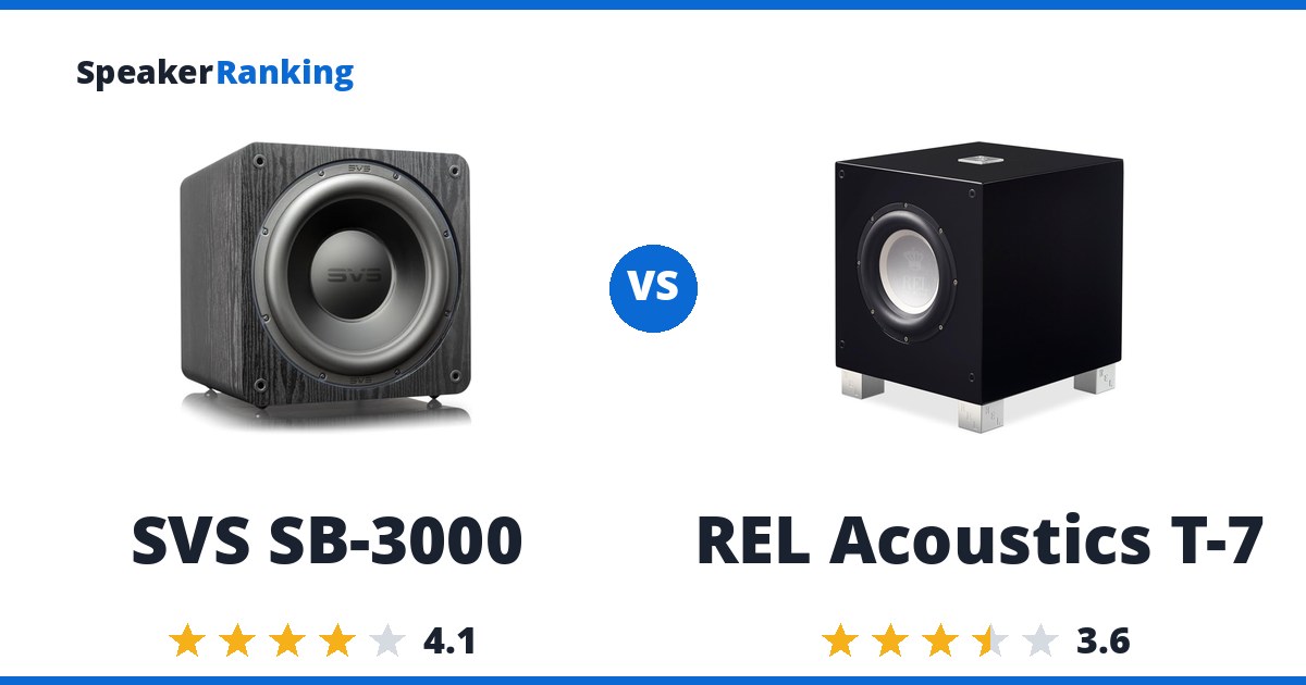 SVS SB-3000 vs REL Acoustics T-7