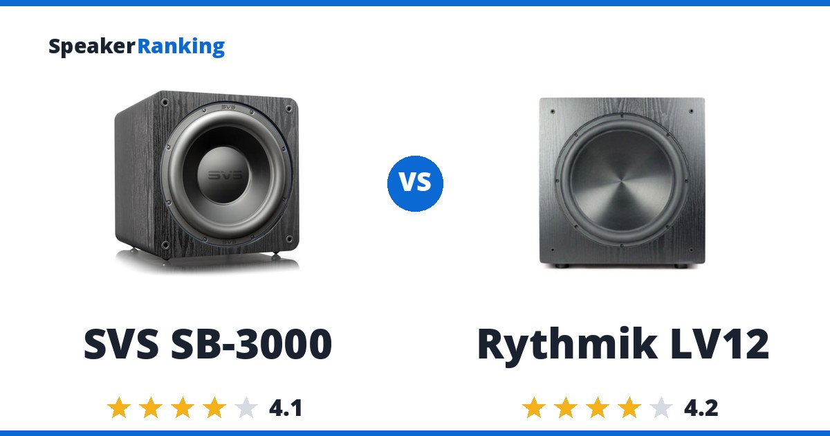 SVS SB-3000 vs Rythmik LV12