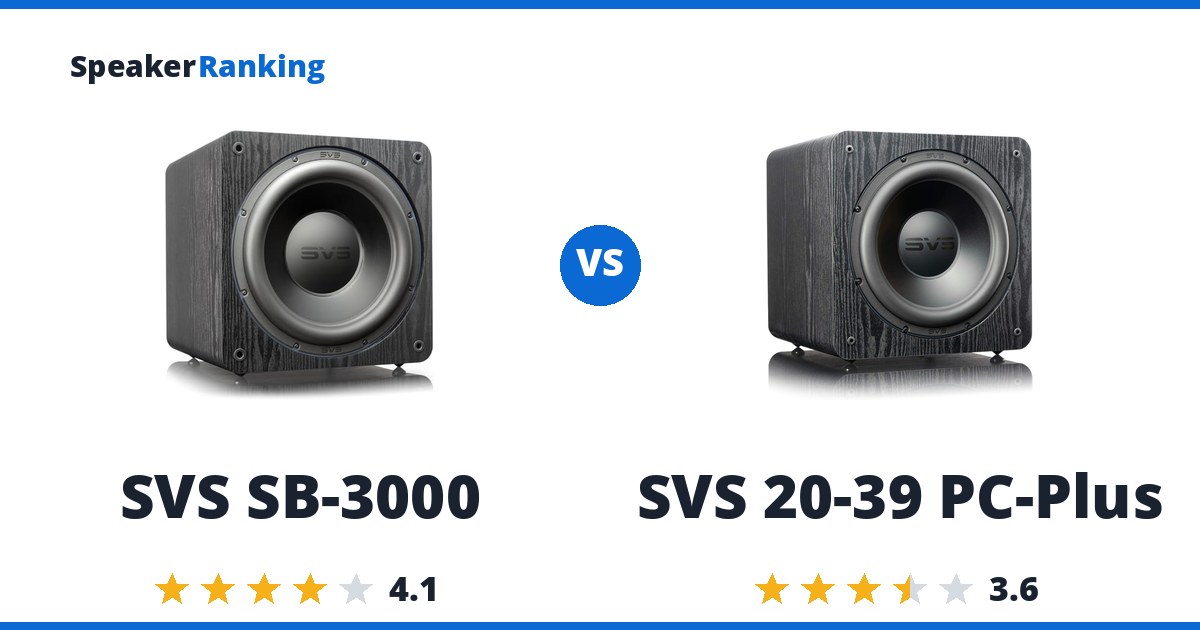 SVS SB-3000 vs SVS 20-39 PC-Plus