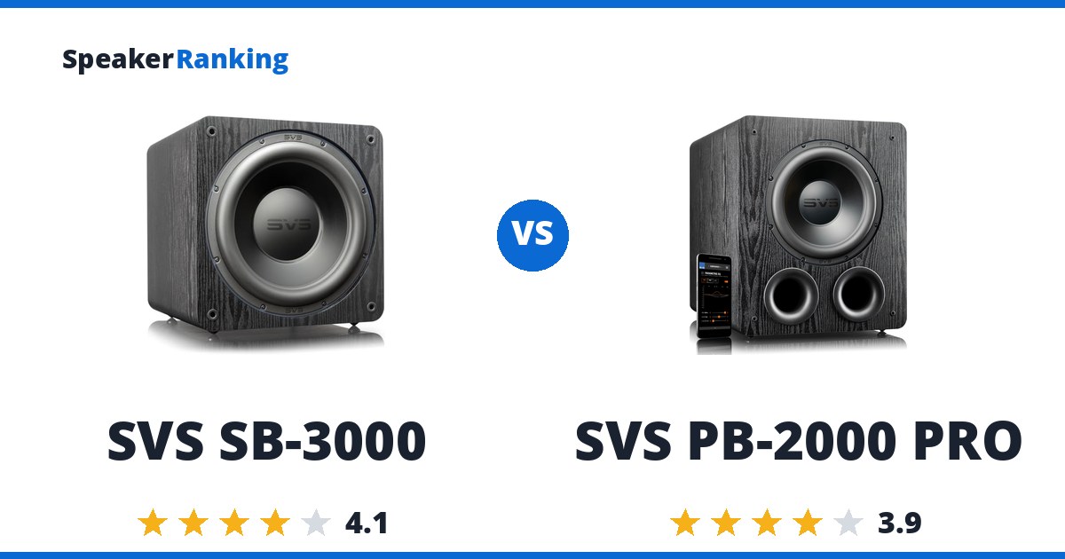 SVS SB-3000 vs SVS PB-2000 PRO