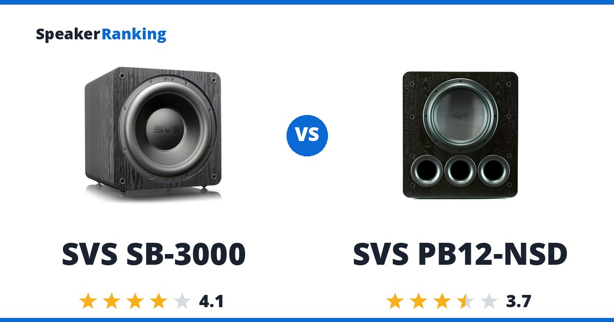 SVS SB-3000 vs SVS PB12-NSD