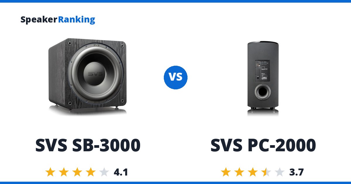SVS SB-3000 vs SVS PC-2000