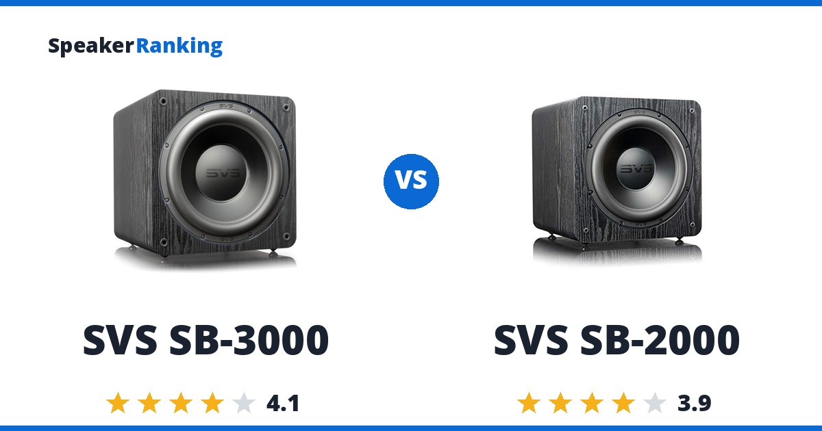 SVS SB-3000 vs SVS SB-2000