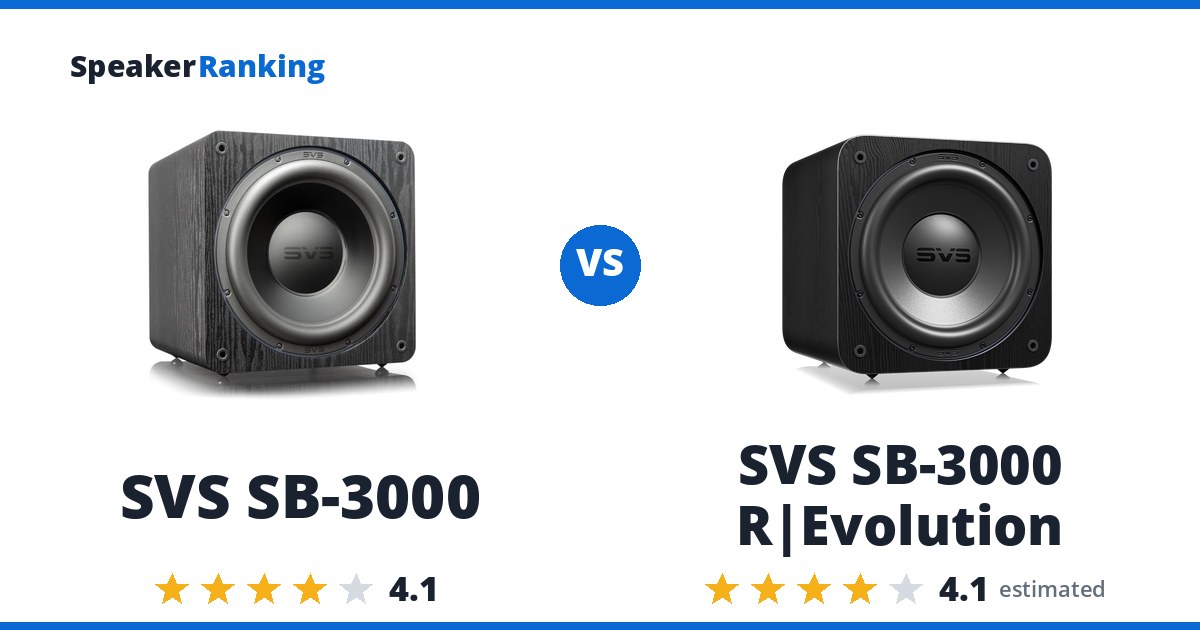 SVS SB-3000 vs SVS SB-3000 R|Evolution