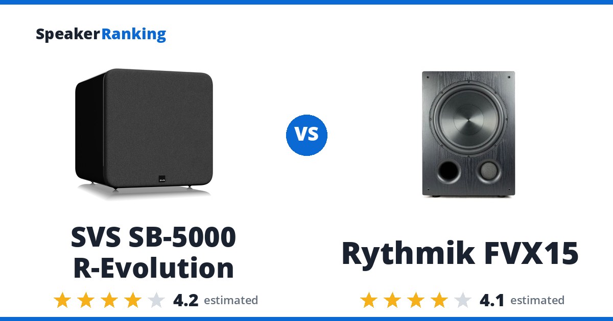 SVS SB-5000 R-Evolution vs Rythmik FVX15