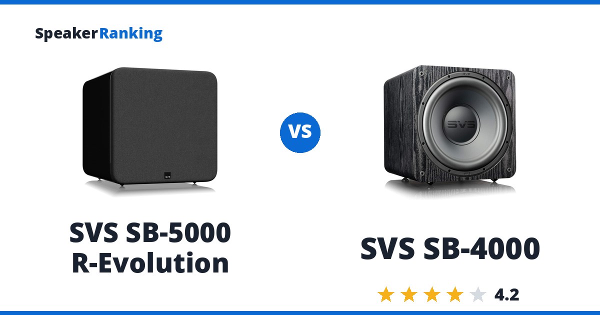 SVS SB-5000 R-Evolution vs SVS SB-4000