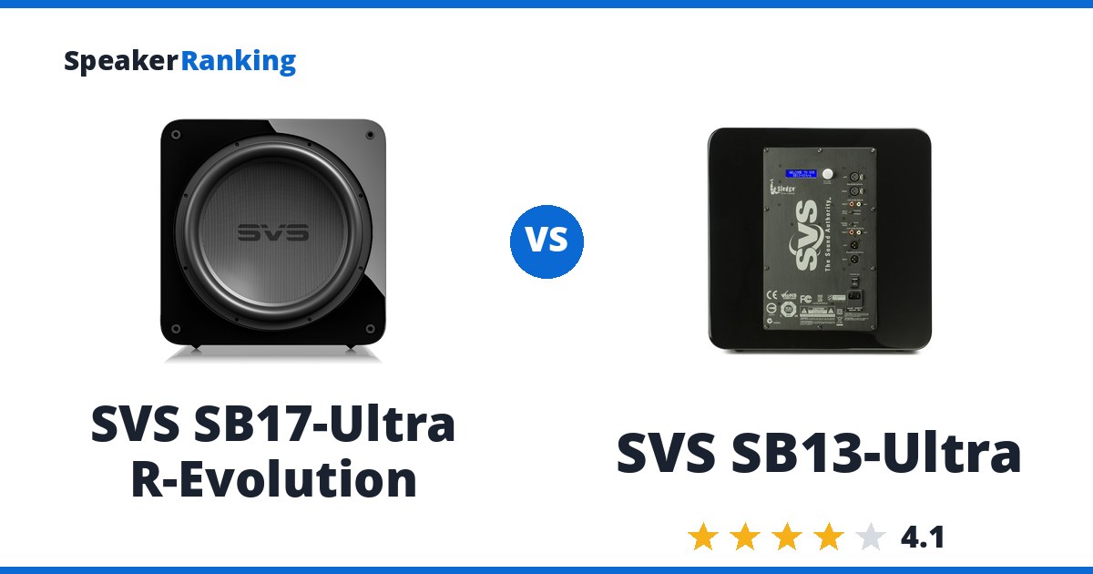 SVS SB17-Ultra R-Evolution vs SVS SB13-Ultra