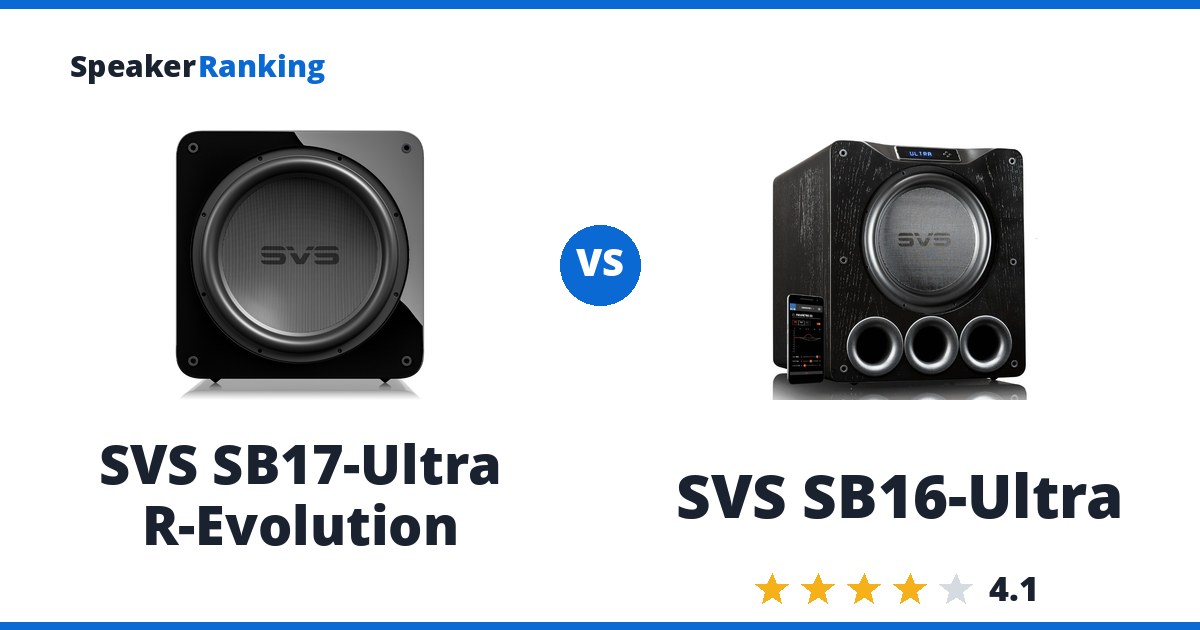 SVS SB17-Ultra R-Evolution vs SVS SB16-Ultra