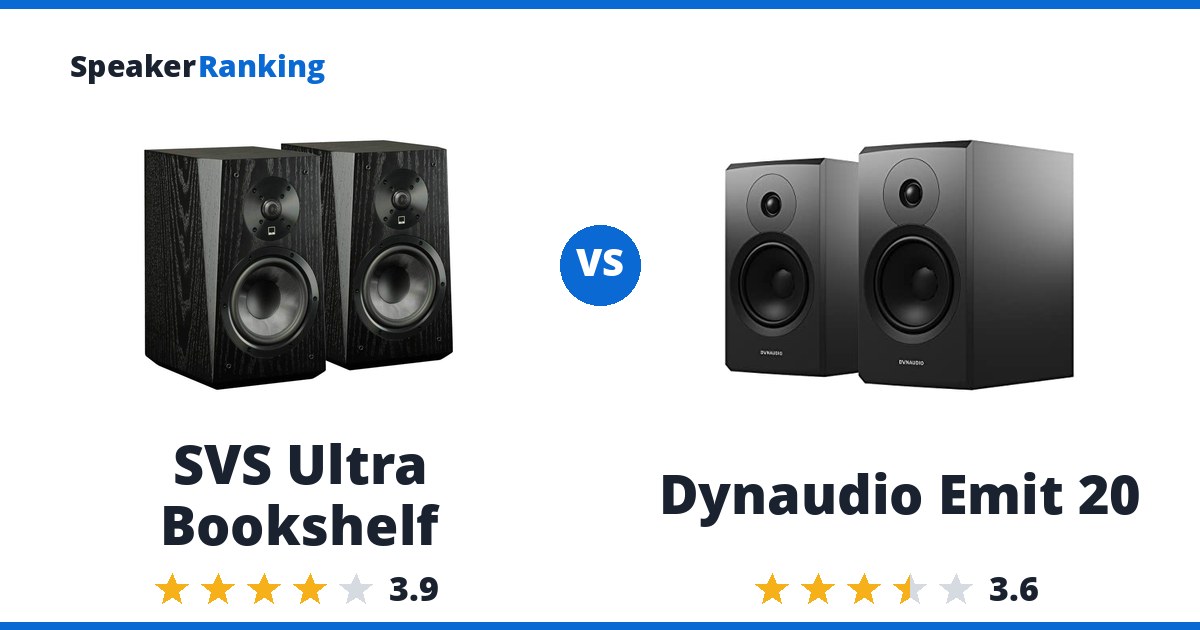 SVS Ultra Bookshelf vs Dynaudio Emit 20