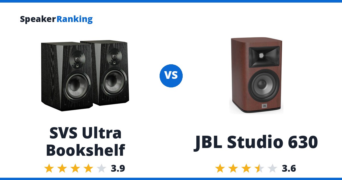 SVS Ultra Bookshelf vs JBL Studio 630