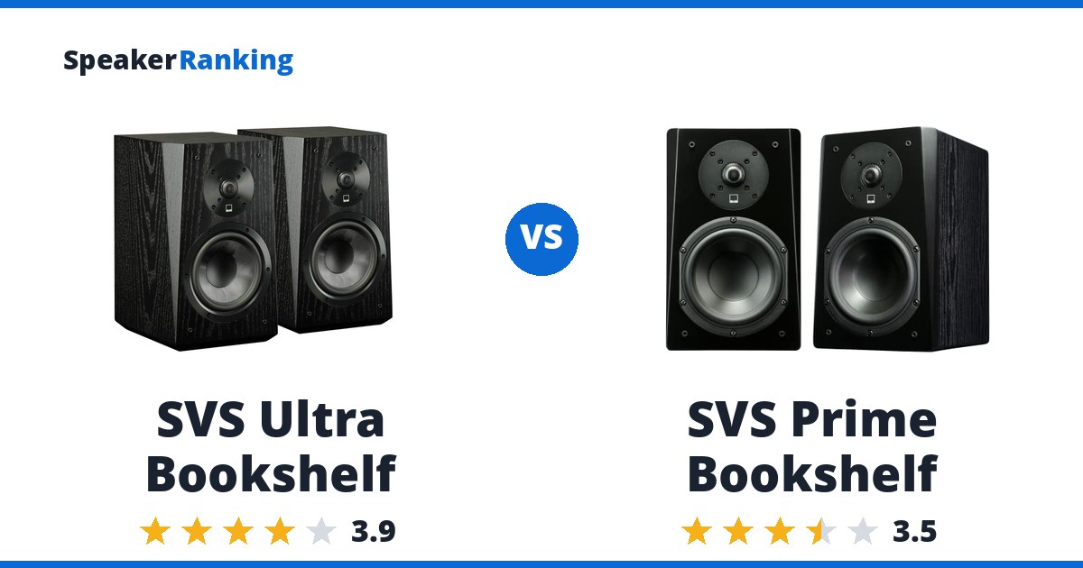 SVS Ultra Bookshelf vs SVS Prime Bookshelf
