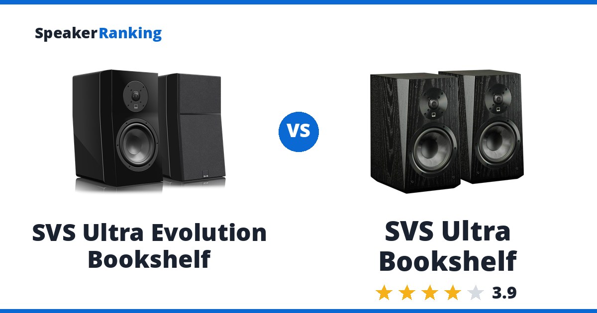 SVS Ultra Evolution Bookshelf vs SVS Ultra Bookshelf