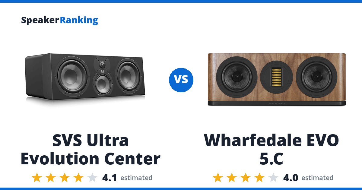 SVS Ultra Evolution Center vs Wharfedale EVO 5.C
