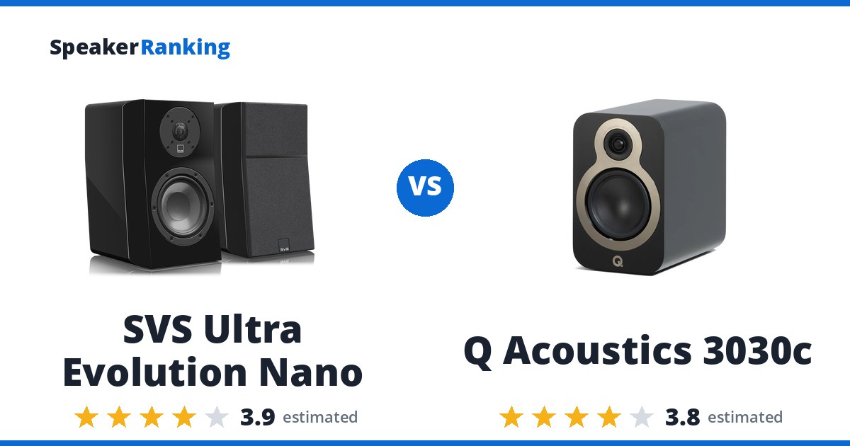 SVS Ultra Evolution Nano vs Q Acoustics 3030c