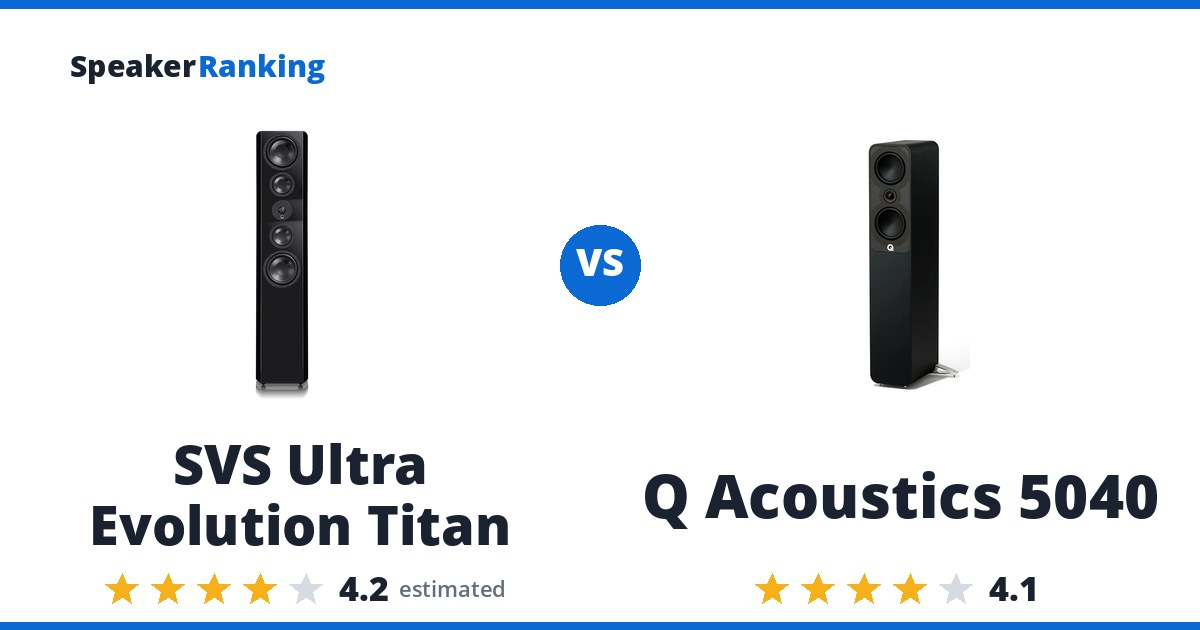 SVS Ultra Evolution Titan vs Q Acoustics 5040
