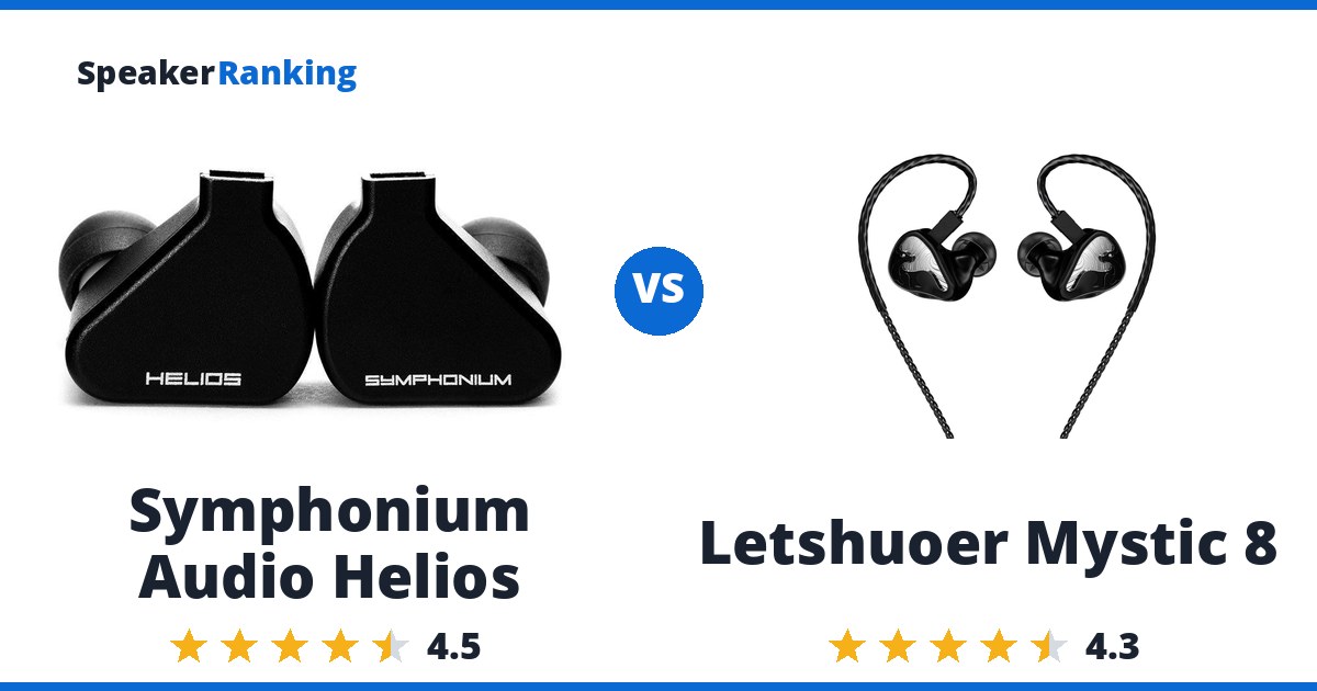 Symphonium Audio Helios vs Letshuoer Mystic 8