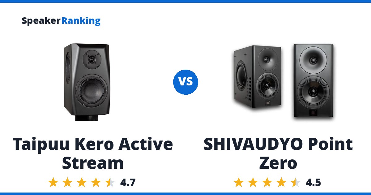 Taipuu Kero Active Stream vs SHIVAUDYO Point Zero