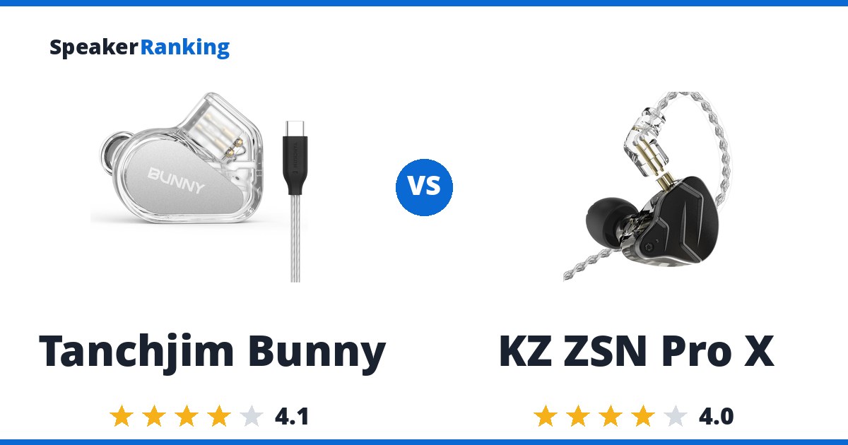 Tanchjim Bunny vs KZ ZSN Pro X