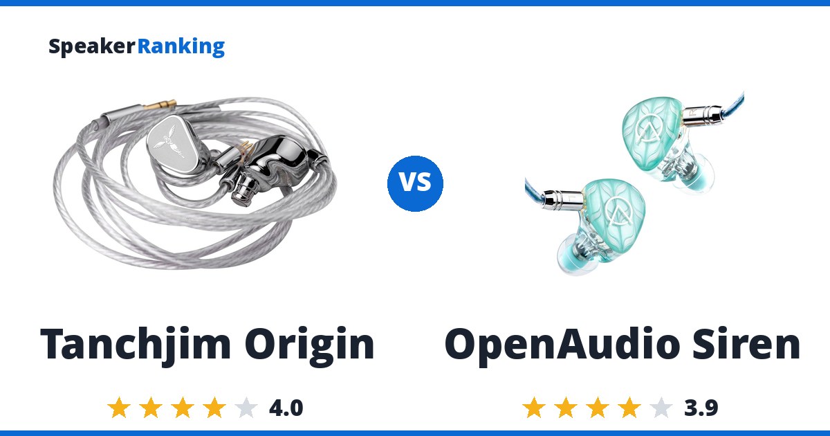 Tanchjim Origin vs OpenAudio Siren